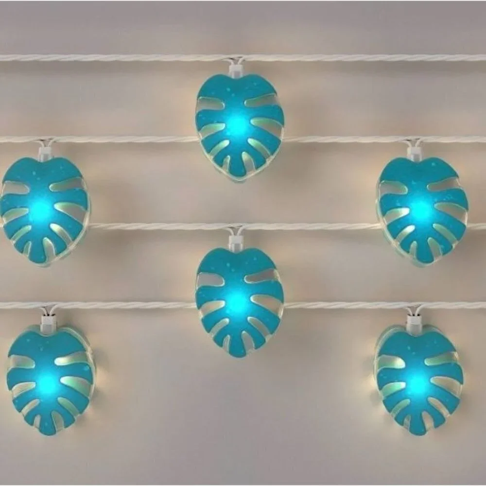Target 10ct Incandescent Palm Leaves Mini Lights - Sun Squad™